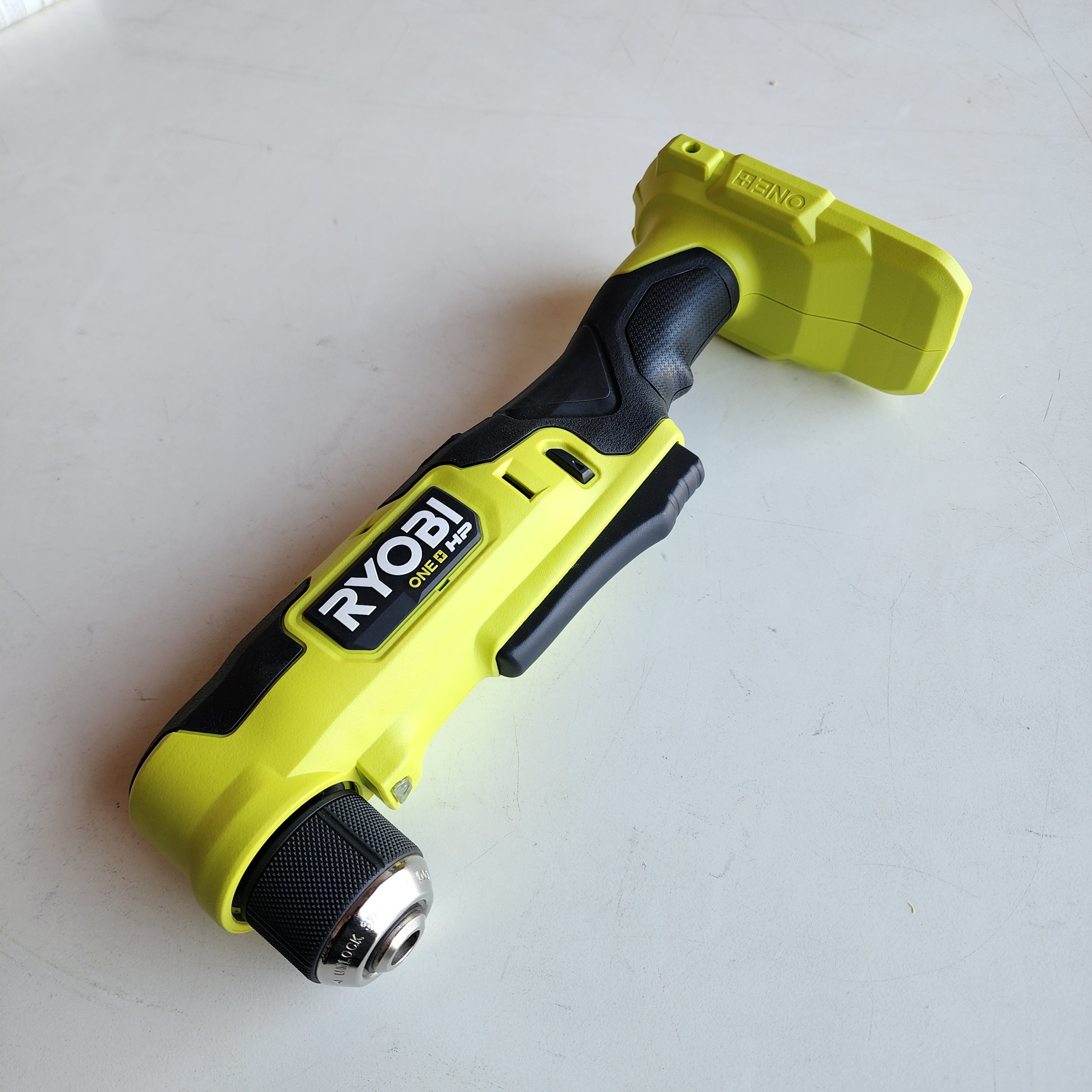 ONE+ HP 18V Brushless Cordless Compact 3/8 in. Right Angle Drill (Tool Only) (PSBRA02B) ONE+ HP 18V Brushless Cordless Compact 3/8 in. Right Angle Drill (Tool Only) (PSBRA02B)